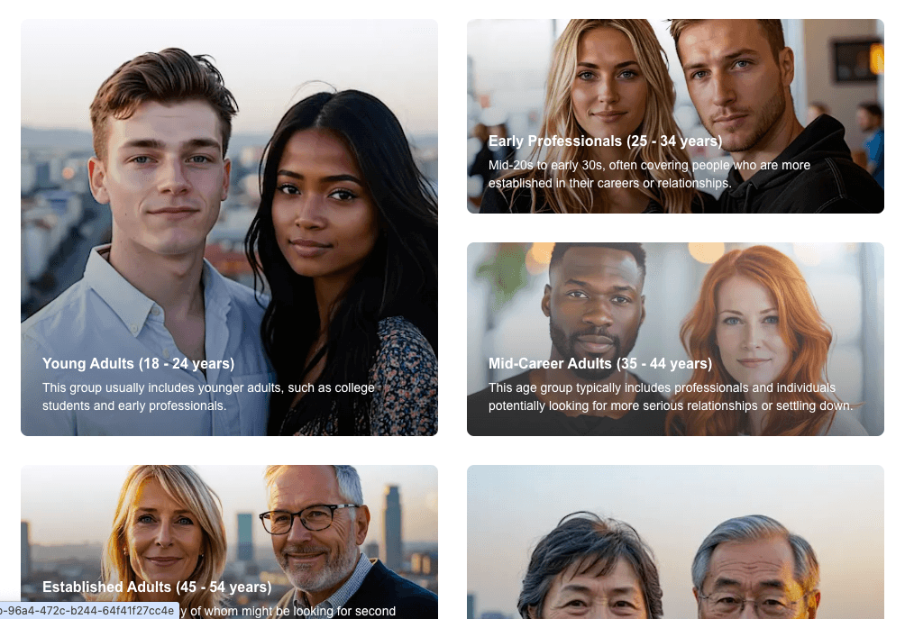 AI Generator Selection Interface