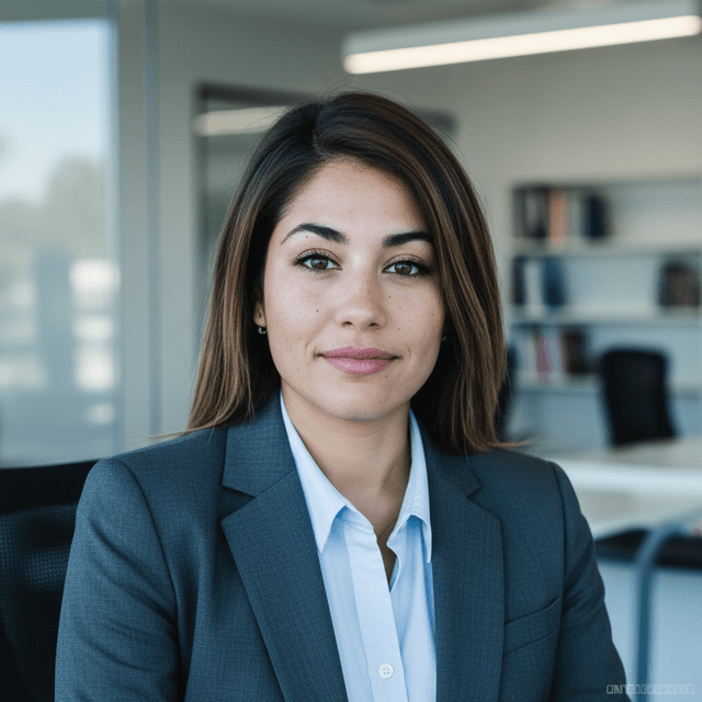 LinkedIn Professional example - AI enhanced photo